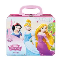 在飛比找蝦皮商城優惠-Disney Princess 迪士尼公主系列手提鐵盒拼圖 