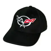 Chevrolet Corvette C5 Cotton Twill Black Hat Cap - Shipped in a Box Free - USA