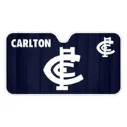 Carlton Blues AFL Team Logo Car Sunshade
