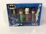 PEZ Batman Collector Set~SEALED~Joker~Riddler~Two Faced~DC Comic~NIB~FREE SHIP