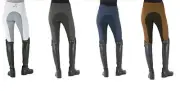 ROMFH Sarafina Full Seat Breeches in White with Grey Seat