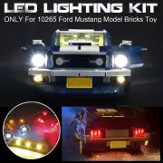 For Ford Mustang USB Lighting LED Light Lighting Kit For LEGO Creator 10265