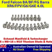 Titanium Exhaust Manifold Stud&Turbo Stud Kit For Ford Falcon XR6 BA/BF/FG 4.0L
