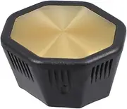 EXAOMBLE Badminton Racket Back Cover Racket Grip Cap Badminton Accessories Racquetball End Cover Racquetball Grip End Tennis Supplies Pickle Racquet Handle Cap Plastic Golden