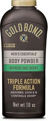 ( 1PK)Gold Bond Ultimate Body Powder, Men'S Essentials Refresh 360°, 10Oz Bottle