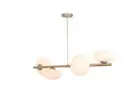 4 Light Globe Mid Century Brass Sputnik chandelier light Fixture Ceiling Lamp
