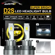 2X D2S D2R LED Headlight Bulb Replace HID Xenon Super White 6000K Conversion Kit