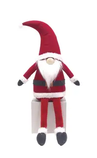 在飛比找誠品線上優惠-日本 KEY STONE 來自北歐的長腳聖誕老公公擺飾