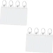 ifundom 2sets Travel Luggage Tags Metal Cruise Ship Accessory Baggage Id Tags 4pcs*2