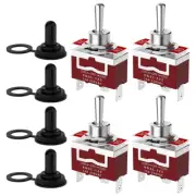 Momentary Toggle Switch, SPDT 3Pin (On)-Off-(On) Marine Toggle Switch 12VDC 30A