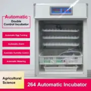 264PCS Eggs Incubator Chicken Fully Automatic Turning Hatching Brooder Auto Mode