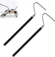 Retractable Snake Hooks, Telescopic Snake Hooks Made of Stainless Steel, Extendable Snake Catcher, Snake Capture Hook, Reptile Catcher, Stainless Steel Snake Hook, Pack of 2, 66 cm
