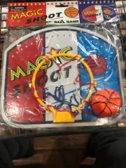 Toys MAGIC SHOOT Game Mini Basketball Backboard, Hoop Ring, Net & Ball