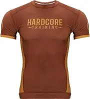 [Hardcore Training] Neocamp Men's Rash Guard Compression Shirt Short Sleeve MMA No-Gi Tight BJJ Grappling Base Layer Fitness