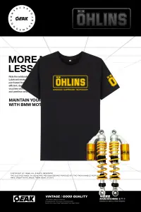 在飛比找樂天市場購物網優惠-OHLINS摩托車減震器改裝T恤衣服R1R6R15R3GSX