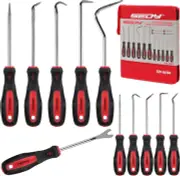 11-Piece Large Hook and Pick Set with Clip Removal Tool, Precision O-Ring Remova
