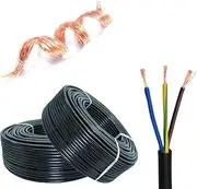 24/22/20AWG 2/3/4/5/6/7/8Cores 98M RVV Cable Control Signal Line Copper Wire Black Sheathed PVC Electric Cable Power Cord(7Cores 98Meters,20 AWG)