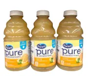 Ocean Spray Pure Unsweetened 100% White Grapefruit Juice 32oz 3 Pack - Free Ship