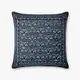 美國 LOLOI X RIFLE PAPER 枕套/ 典雅方型花卉/ 55.9x55.9 CM/ 深藍