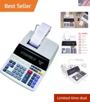 EL-1197PIII Heavy Duty Color Printing Calculator with Clock and Calendar