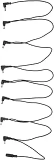 TOYANDONA Effector Power Supply Cable for Guitar 8- Connecting Line Portable Professional Effector Cord Black