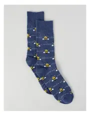 [Kenji] Working Bee Socks in Blue