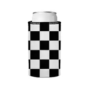 Stubbyz Large Checkerboard Stubby Cooler Slim
