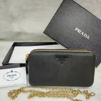 在飛比找PopChill優惠-[二手] Prada 1DH010 Saffiano 鍊包 