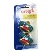 Evenflo Comfort Vent Latex Dummies Red Green 0-3 Months Brand New 2 Pk Soothers
