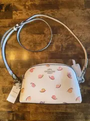Coach Leather Madi Crossbody MEDIUM Bag Snail Print New With Tags