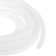 25ft 1/2 Inch White Wire Loom Split Tubing Cord Protectors Flexible Conduit
