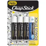 Chapstick Lip Moisturizer (4 Sticks) ~ Skin Protectant~ SPF15