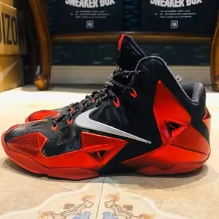 代購 LeBron 11 Away 黑紅 詹姆士11 LBJ11 詹姆斯11代 男子耐磨實戰籃球鞋 616175-001