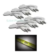 6 10FT 3.5MM AUX AUXILIARY STEREO CABLE CORD IPAD IPHONE IPOD NANO CAR MP3 WHITE