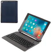 Detachable Bluetooth Keyboard & Leather Tablet Case For Ipad Air / Pro 9.7 - Blue
