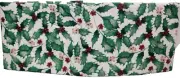 Peva Vinyl Printed Kitchen Tablecloth,52"x52" Square, CHRISTMAS HOLLY BERRIES,HH