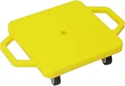 TENOL Indoor Scooter Board with Handles with Rollers Multipurpose Portable Physical Education Sitting Scooter for Gym Home Children