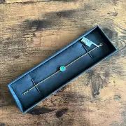 NEW David Yurman Petite Elements Bracelet In 18K Gold w/ Malachite & Emeralds