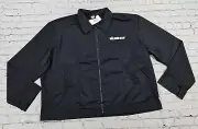 The Walking Dead Winged Mechanic Jacket Black Coat AMC Zip Up MENS SIZE 5XL