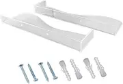 LCSVCCXA Wall Mounted Shoe Rack for Space Saving in Bedroom and Dormitory, Clear, as described