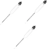 SHOWERORO 3pcs Milk Almond Hydrometer Home Lactate Meter Milk Measuring Tool Kitchen Lactometer for Measure