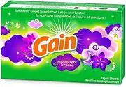 Gain Dryer Sheets - Moonlight Breeze - 60 Count Dryer Sheets Per Box - One (1) Box