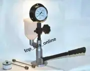 DIESEL INJECTOR NOZZLE PRESSURE TESTER 400 Bar & 6000 PSI DUAL SCAL GAUGE