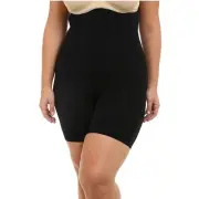 SPANX Oncore High-Waisted Mid-Thigh Short Very Black - NEW