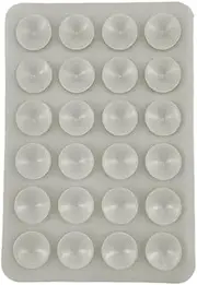 Suction Cup Wall Stand Mat Multifunctional Silicone Suction Phone Square Single-Sided Case Slip Leather Mount