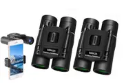 2Pcs Folding High Powered Binoculars With Phone Holder