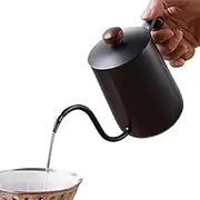 Gooseneck Pour Over Kettle, Stainless Steel Coffee Kettle, Heated Pour Over Coffee Pot, Long Spout Coffee Brew Jug, Camping Coffee Pot for Travel, Ergonomic Design, Long Service Life for Home