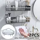 Shower Caddy Wall-mounted Shower Shelf Multifunctional Waterproof Shower tyCCo