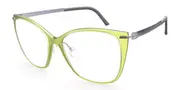 Silhouette Infinity View Full Rim 1610/75 2040 Men's Glasses Green Size 55 - Private Health Rebate - Blue Light Block Available