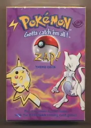 1999 Pokemon Base Set Zap! Theme Deck FACTORY SEALED!!